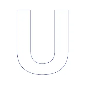 Buchstabe - U