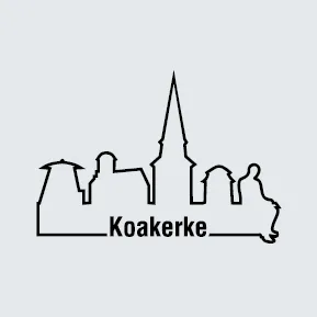 Produkt Skyline Koakerke  schwarze Kontur Foto