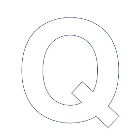 Produkt Buchstabe - Q Foto