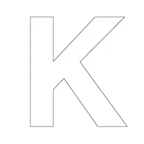 Produkt Buchstabe - K Foto