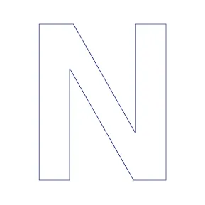 Produkt Buchstabe - N Foto