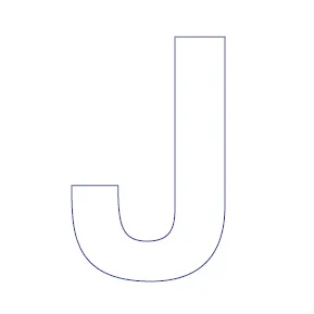 Produkt Buchstabe - J Foto