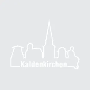 Produkt Skyline Kaldenkirchen weiße Kontur Foto