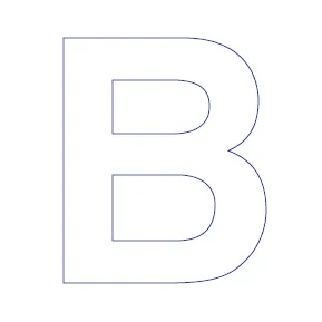 Produkt Buchstabe - B Foto